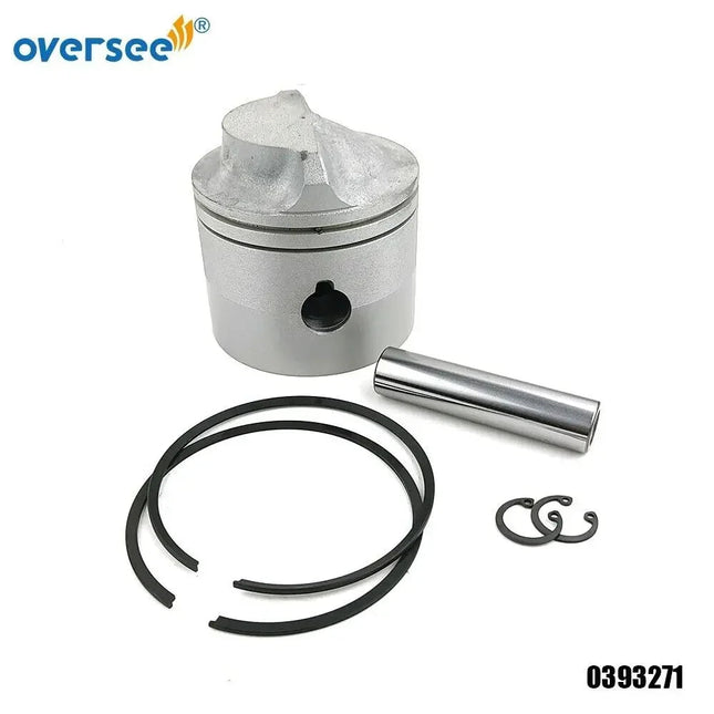 0393271 PISTON & RING STD For Evinrude Johnson 65-115-140HP Outboard 100-110k