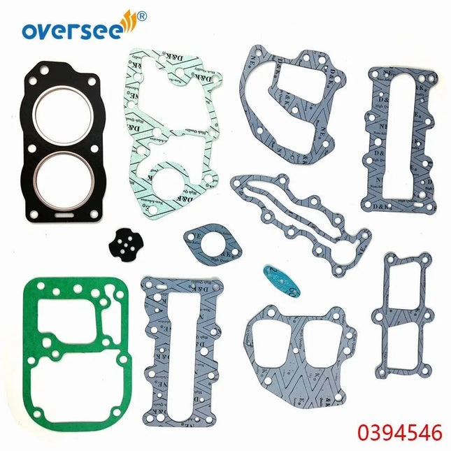 0394546 POWERHEAD Gasket Kit For Johnson Evinrude Outboard 2T 9.9HP 15HP 0391507, 0388193