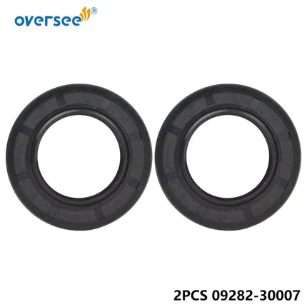 09282-30007 Lower Unit Propeller Shaft Oil Seal For Suzuki DF100 DF115 DF140 HP Outboard Engines 2pcs