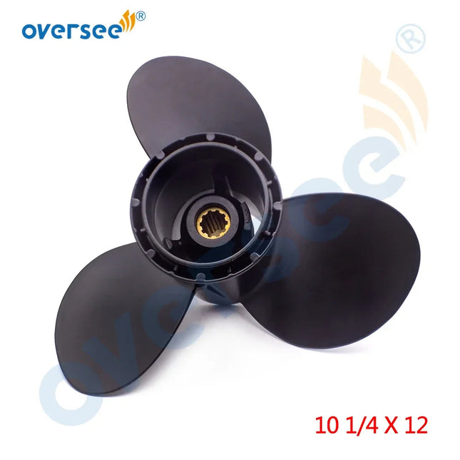 10 1/4X12 P Aluminum Propeller For Suzuki DT25 DT30 20-30HP Outboard Motor 58100-96430-019