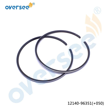 12140-96351 Piston Ring +050 for Suzuki DT20-30 Outboard Engine 12140-96351-050 (0.50)