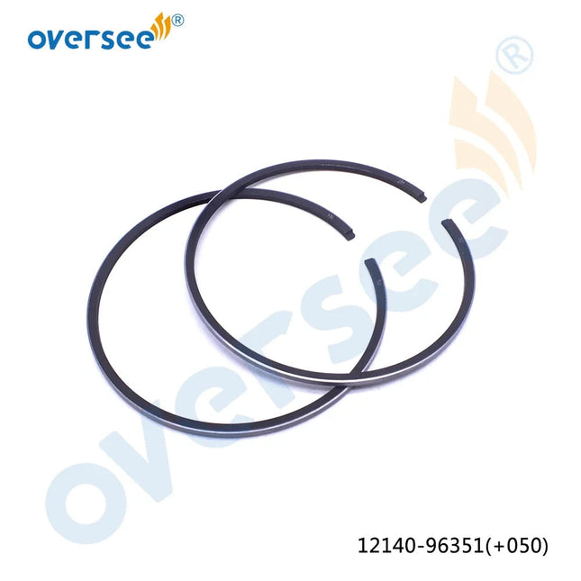 12140-96351 Piston Ring +050 for Suzuki DT20-30 Outboard Engine 12140-96351-050 (0.50)