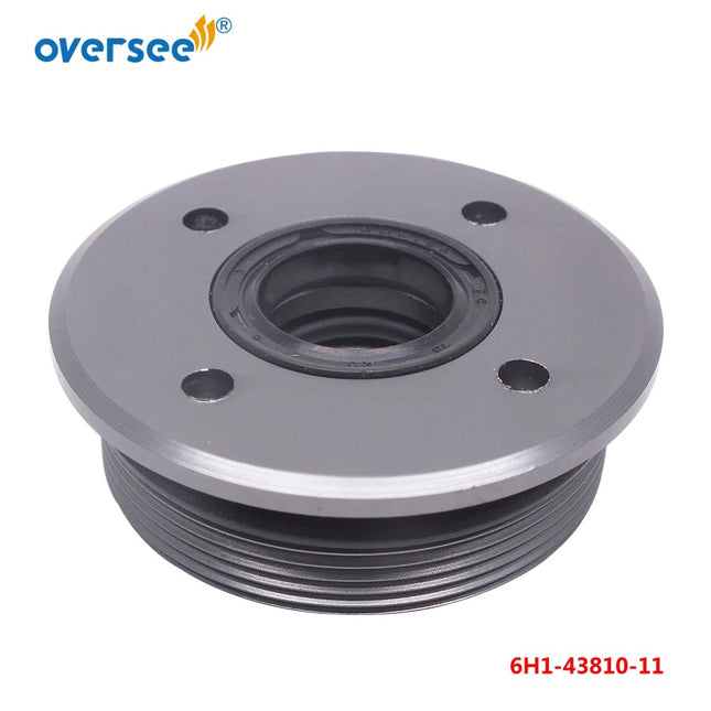 6H1-43810 Cap with Seals For Yamaha Outboard Motor Tilt Trim 2T 4T 60 70 75 85 90HP 6H1-43810-11 Top Real Engine Part Over...