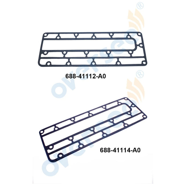 Oversee Marine 688-41114;688-41114-A0 Reemplazo de junta de escape para motor fueraborda Yamaha