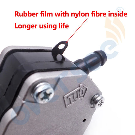 6E5-24410 Fuel Pump For Yamaha Outboard Motor 2T 115HP to 300HP LZ V4 V6  6E5-24410-10 8mm Fuel Connector 6E5-24410-00