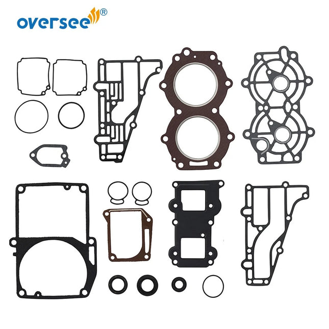 Supervisar Marine 6L2-W0001; 6L2-W0001-03 Reemplazo del kit de juntas de cabezal de potencia para motor fueraborda de 2 tiempos Yamaha 6L2 Series 20HP 25HP