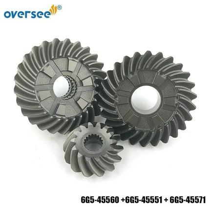 6G5 Gear Set For Yamaha Outboard 2/4T 150HP 175HP 200HP Boat Engine 6G5-45560 6G5-45551 6G5-45571
