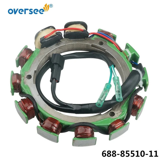 Bobina de arranque 688-85510 para fueraborda Yamaha 2T 75 85 90HP Parsun 688-85510-01