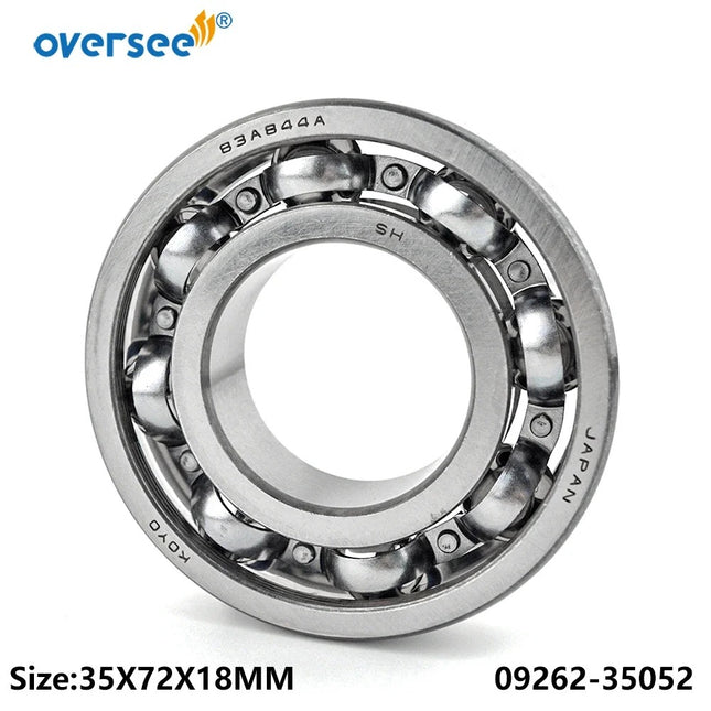Ball Bearing 09262-35052 For SUZUKI Outboard 2 Stroke DT40-65HP Marine Crankshaft Parts 35x72x18