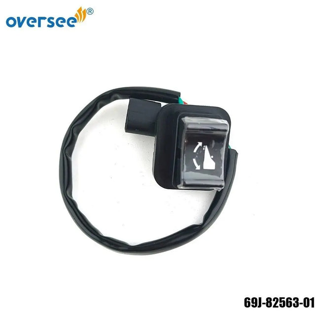 Oversee Marine 69J-82563-01 interruptor de ajuste e inclinación para motor fueraborda Yamaha 60-70-150HP de 4 tiempos 69J-82563