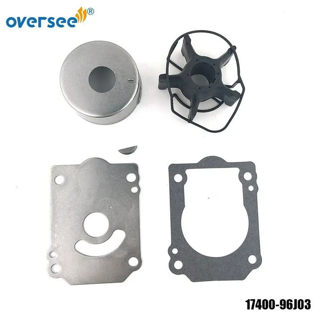 Water Pump Repair Kit for Suzuki DF150 175 200 HP 4-Stroke Outboard Engine 17400-96J03