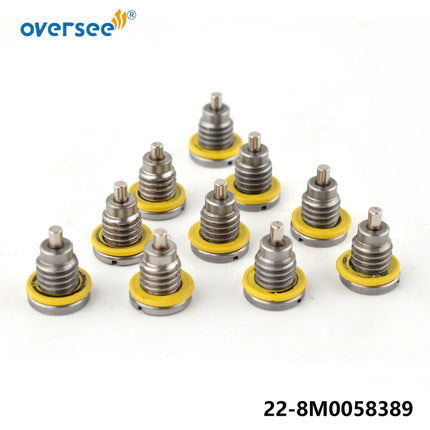 22-8M0058389 Drain Screw Magnetic Plug with Gasket for Mercury Mariner Gearbox 22-67892A06