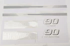 For Yamaha 4 Stroke 90HP 4T Outboard Graphics/Sticker Kit Anti-UV Top Cowling
