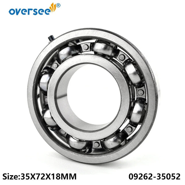 Ball Bearing 09262-35052 For SUZUKI Outboard 2 Stroke DT40-65HP Marine Crankshaft Parts 35x72x18