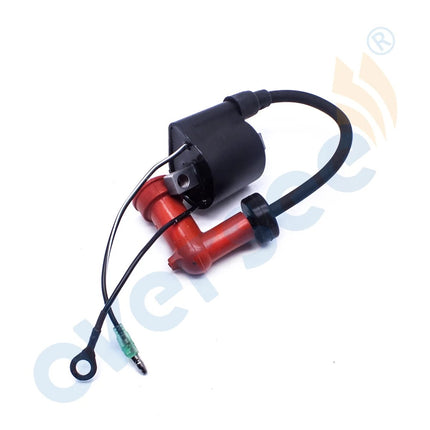 66T-85570 Ignition Coil For Yamaha Outboard Motor 2T 40HP Hidea Seapro HDX 66T-85570-00;Parsun T40-05090100