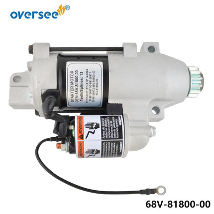 Starter Motor 68V-81800-00 for YAMAHA F115TJR F115TLR Outboard Engine S114-838A Mercury 50-881368T 50-881368T1 50-881368T2
