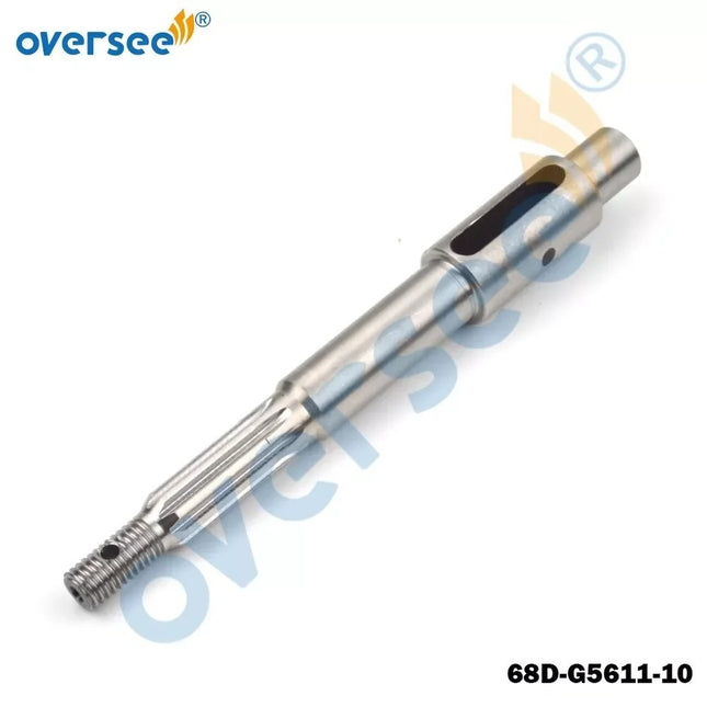 68D-G5611-10 Propeller Shaft Replace For Yamaha Powertec 4HP 5HP Outboard Motor 68D-G5611