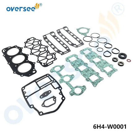 6H4-W0001-01 Powerhead Gasket Kit Replaces For Yamaha Outboard Engine 3 Cylinder