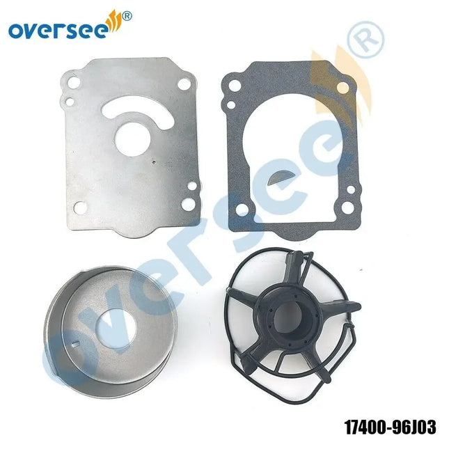 Water Pump Repair Kit for Suzuki DF150 175 200 HP 4-Stroke Outboard Engine 17400-96J03