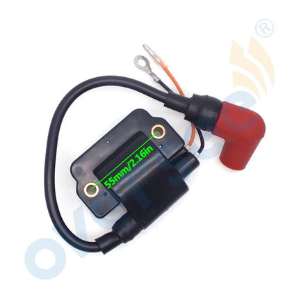 6E5-85570 Ignition Coil For Yamaha Outboard Parts 115HP 2 Stroke 3 CYL  6E5-85570-11 6E5-85570-00 inclued the spark plug cap