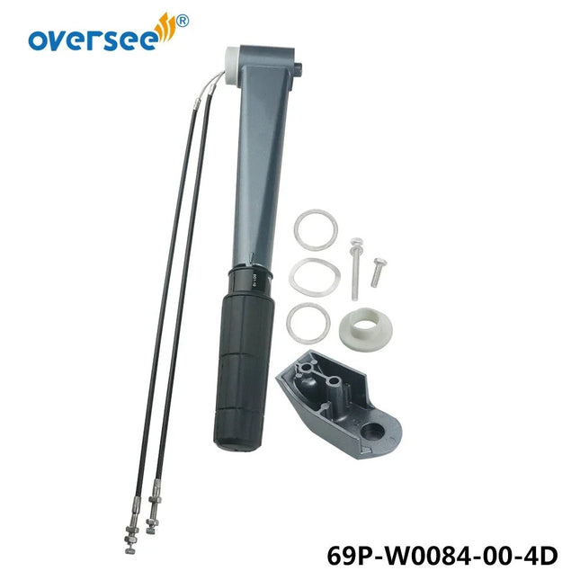 Oversee marine 69P-W0084-01-94 conjunto de manija de combustible de dirección para motor fueraborda Yamaha 2T 25 30HP Parsun