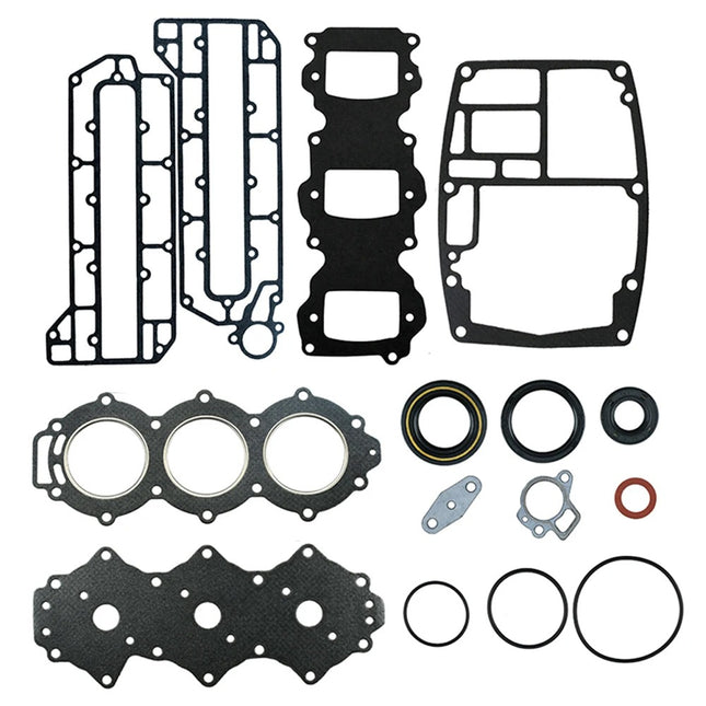 Oversee Marine 6H3-W0001 Kit de juntas de cabezal de potencia de repuesto para motor fueraborda Yamaha de 3 cilindros Parsun Hidea Seapro 60HP 70HP de 2 tiempos