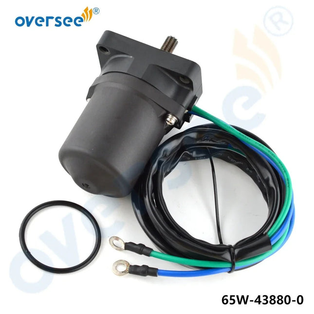 Conjunto de ajuste de inclinación 65W-43800-03-4D con motor 65W-43880 para fueraborda Yamaha F25 30-40HP 