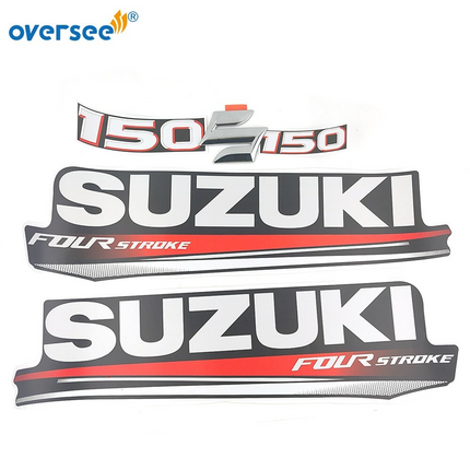 Top Cowling Sticker For Suzuki 4 Stroke 150HP Graphics/Sticker Kit Decals