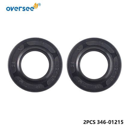 2PCS 346-01215-0 Oil Seal for Tohatsu Nissan Outboard Motor 25 30 HP 18x28x6mm 8537072