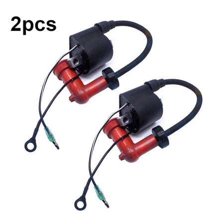 2pcs Ignition Coil 66T-85570 For Yamaha 2T 40HP Outboard Engine Hidea Seapro HDX 66T-85570-00 Parsun T40-05090100