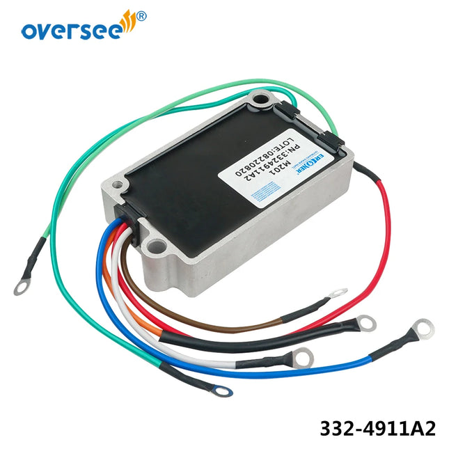 Switch Box CDI 338-4733A2 For Mercury Mariner Force 20-40HP 2 Cyl Outboard 114-4911 18-5786 332-4911A2/A3/A5/A8