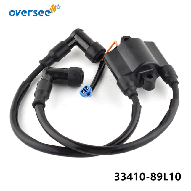 33410-89L10 COIL, IGNITION for Suzuki Outboard Models DF15A DF20A 4-stroke Replaces 33410-89L10-000