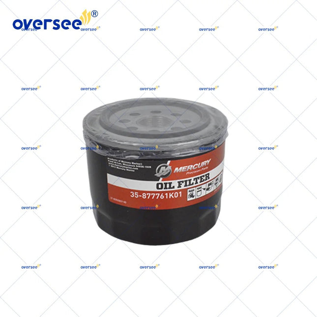 35-877761K01 Oil Filter For Mercury Mercruiser Quicksilver 75-115HP 4-Stroke Outboard Engine 35-877761Q01