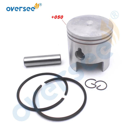 350-00004-0 Piston and Rings 350-00014-0 (050) For TOHATSU 18HP MB18 M18 Outboard Motor Boat Engine Parts