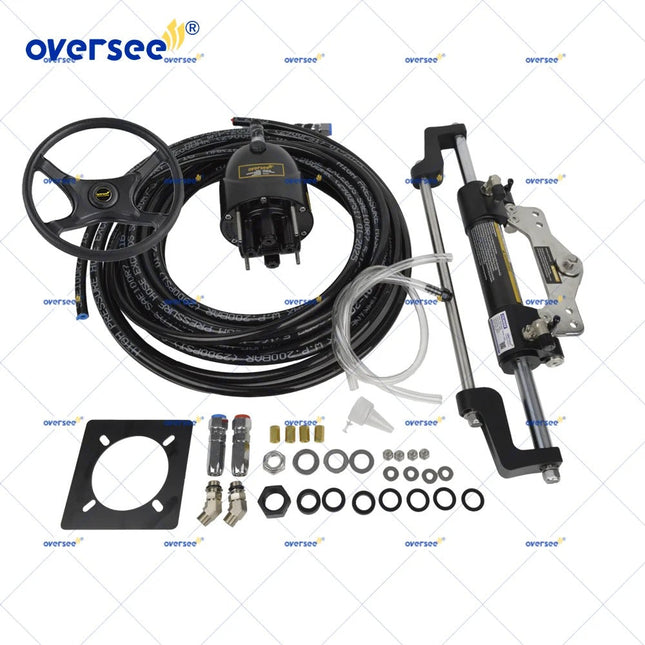 350HP Boat Hydraulic Steering Cylinder Kit For Yamaha Mercury BayStar Teleflex Marine Outboard Steering Boat Accessories