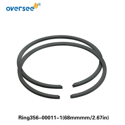 356-00011 Piston Ring STD For Tohatsu 2T 40HP 50HP Outboard Engine Include 346-00011-0 Mercury Mercruiser 16054A4, 39-16054A4