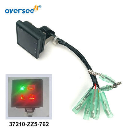 37210-ZZ5-762 Lamp Assy, Indication (4-LED) For Honda Outboard Motor Control Box BF90 BF115 BF150 BF250; 37210ZZ5762