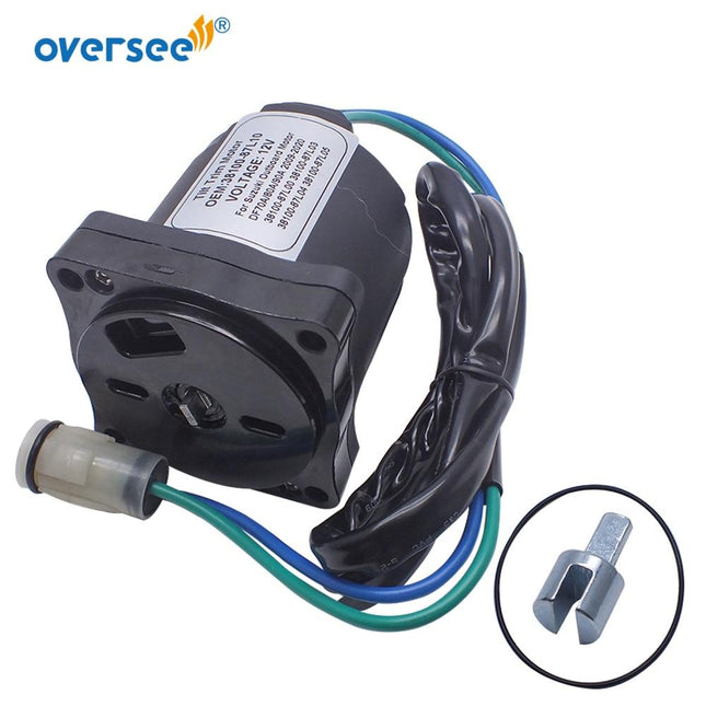 38100-87L10; 38100-87L00; 38100-87L03; 38100-87L04 Power Trim Tilt Motor 12V Replacement For Suzuki With Round Wire Socket 70HP 85HP 90HP 4 Stroke Outboard Engine