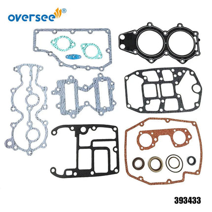 393433 Powerhead Gasket Set For OMC Sierra Marine 20-60HP 2 Stroke 2 Cly 18-4305