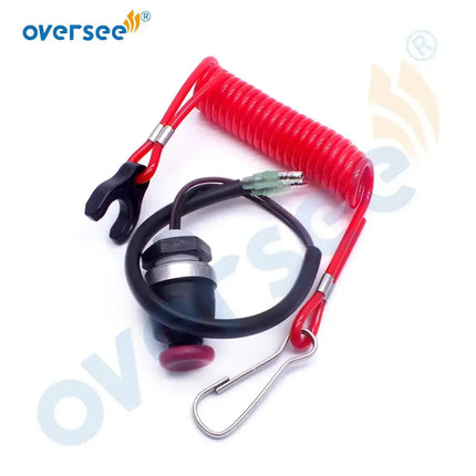 398-06830 Safety Stop Switch With Lanyard For Tohatsu Outboard Motor 398-06830-0 398068300M