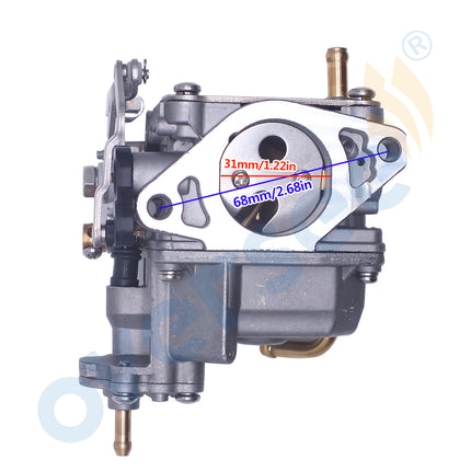 3BJ-03100-0 Carburetor For Tohatsu Outboard Motor 4 Stroke  MFS 15HP Engine 3BJ-03100 3BJ031000,