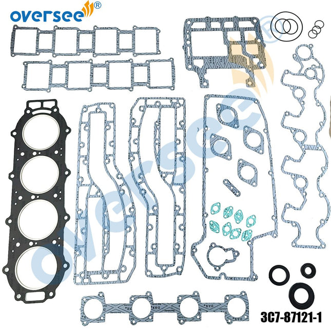 Juego de juntas de cabezal de potencia 3C7-87121-0 para Tohatsu Nissan 4 cyl 115HP 120HP 140HP fueraborda 3C7871210 