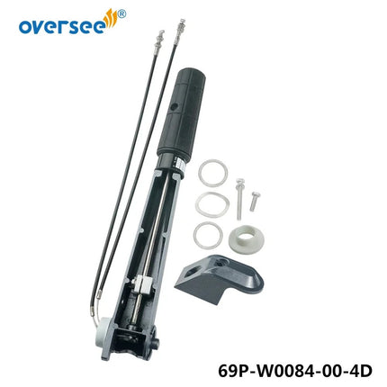 Oversee marine 69P-W0084-01-94 conjunto de manija de combustible de dirección para motor fueraborda Yamaha 2T 25 30HP Parsun