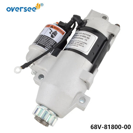 Starter Motor 68V-81800-00 for YAMAHA F115TJR F115TLR Outboard Engine S114-838A Mercury 50-881368T 50-881368T1 50-881368T2