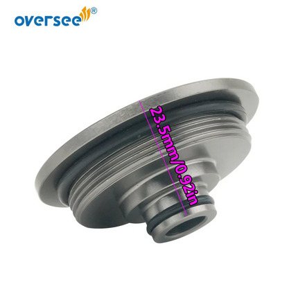 Conjunto de tapa de tornillo Topreal 69D-43821 para Motor fueraborda Yamaha conjunto de inclinación de ajuste Manual 4 agujeros 69D-43170-10-4D lado de mango pequeño