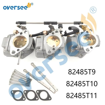 82485T9 T10 T11 CARBURETOR Set For MERCURY Outboard 90HP TOP/CENTER/BOTTOM
