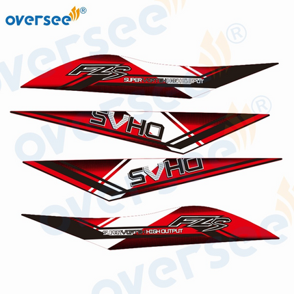 For Yamaha 2014+ FZS SVHO Super Vorteh High Output Wave Runner Decals Stickers