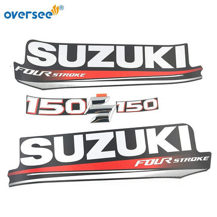 Top Cowling Sticker For Suzuki 4 Stroke 150HP Graphics/Sticker Kit Decals