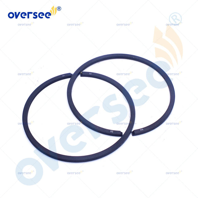 3B2-00014-0 Piston Ring +050 For Tohatsu Nissan 9.8HP 2 Stroke Carburetor Type Outboard Motor Size 50.5mm