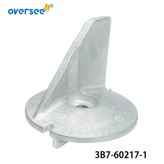 3B7-60217 Zinc Anode Trim Tab For Tohatsu Outboard Motor 2T 60HP 70HP 90HP 115HP 140HP Anode 3B7-60217-1; 3B7-60217-0